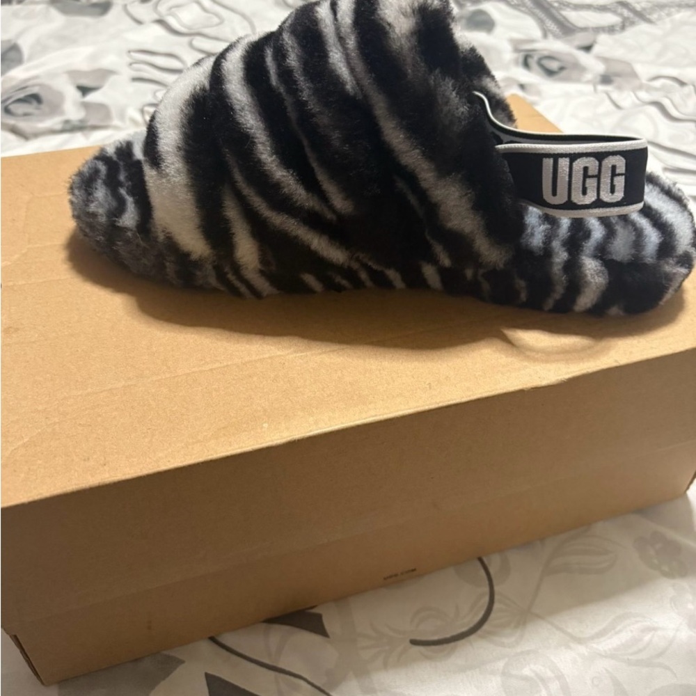 UGG Zebra Print Slippers